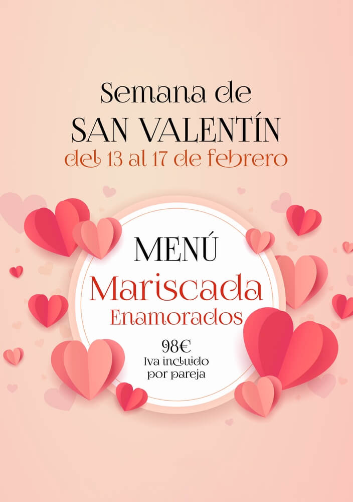 Mariscada enamorados para 2