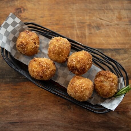 Roasted chicken croquettes