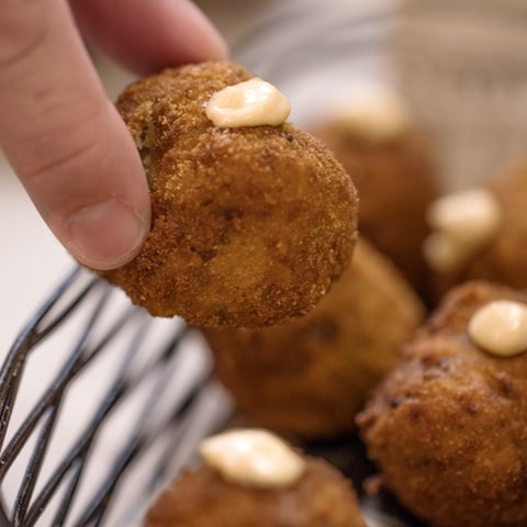 Mushroom croquettes