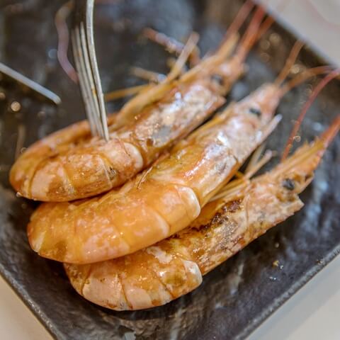 Crevettes blanches