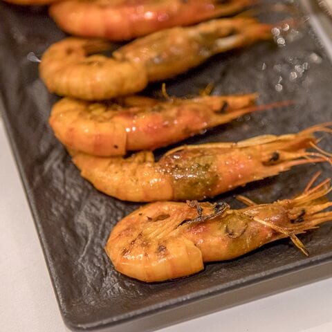 Red prawns