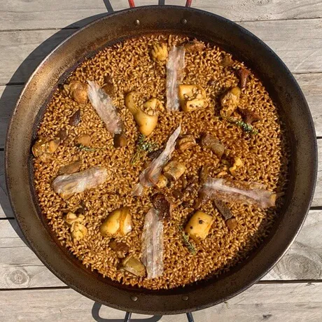 Rice Terre et Mer avec voile de ibérique