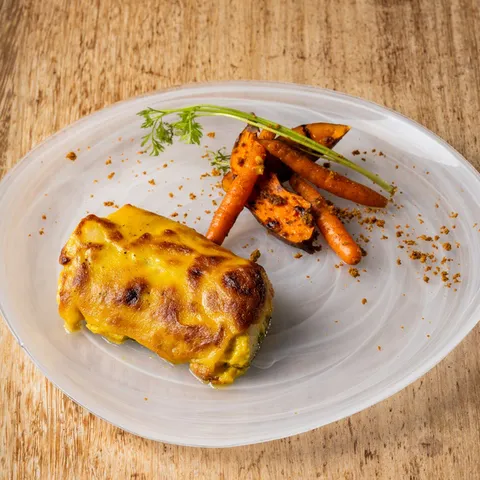 Bacallà amb allioli de codony