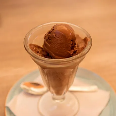 Chocolate ice cream, sugar-free