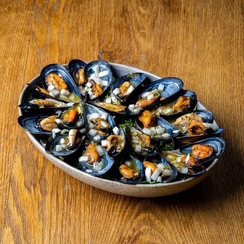 Mussels from Delta de l'Ebre with vinaigrette