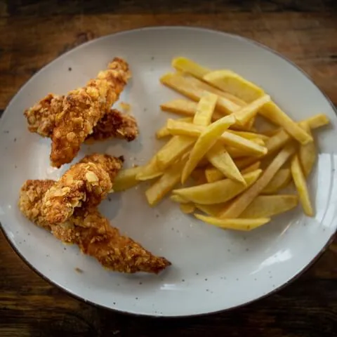 Nuggets de poulet élevé en plein air