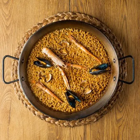 Paella de marisco