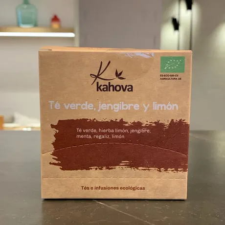 Té verde, jengibre y limón